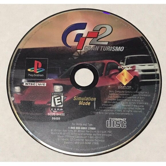 PS1: Gran Turismo 2, PlayStation - Picture 1 of 1